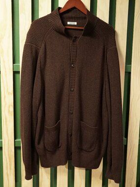 3sixteen cotton collared cardigan